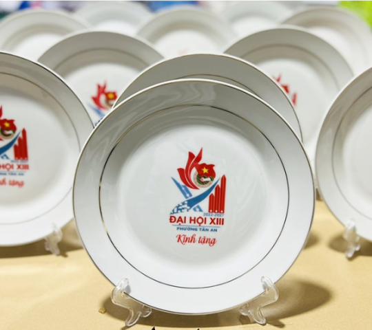 POSM In Ấn Bộ Quà Tặng Chén Sứ, Thủy Tinh